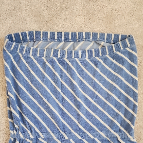 Juicy Couture VINTAGE Blue and White Striped Romper Y2K WORN 3 TIMES! - Picture 6 of 7
